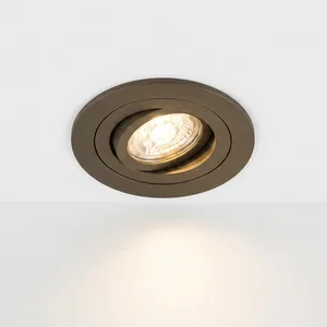 ETH Modern industriële inbouwspot Urban Anodic brown