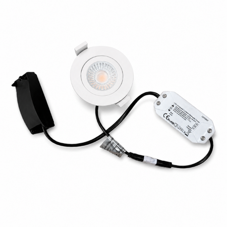 ETH Moderne inbouwspot Ronin 1-lichts wit dim to warm IP44