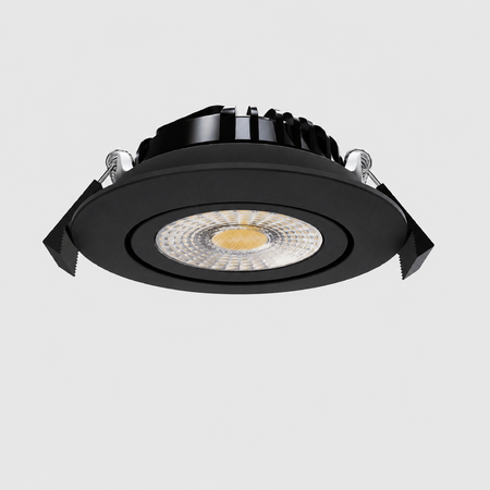 ETH Moderne inbouwspot Ronin 1-lichts zwart dim to warm IP44