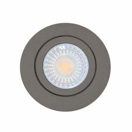 ETH Modern industriële inbouwspot Ronin 1-lichts Anodic brown dim to warm IP44