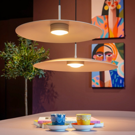 Hanglamp Sanne 1-lichts zand Ø40 cm