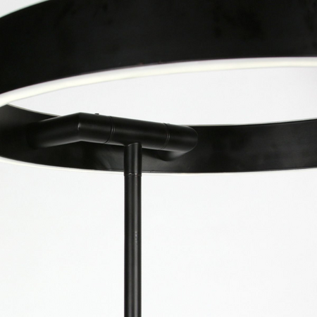 Steinhauer Moderne uplighter Soleil 2 met leeslamp zwart