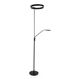 Uplighter Soleil 2 met leeslamp zwart