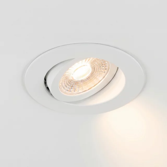 Inbouwspot Ronin 1-lichts wit dim to warm IP44