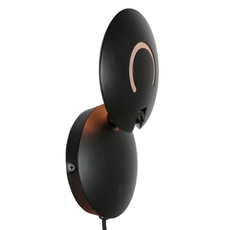 Steinhauer Industriële wandlamp Zenith 2 zwart