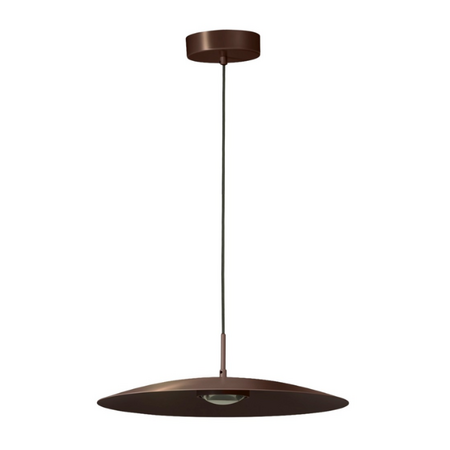 ETH Modern industriële hanglamp Sanne 1-lichts Anodic brown dim to warm Ø40 cm