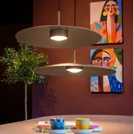 Hanglamp Sanne 1-lichts Anodic brown Ø40 cm