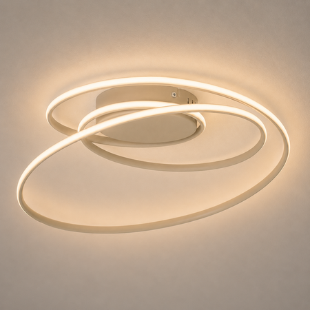 ETH Moderne plafondlamp Evi zand 40 cm