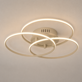Plafondlamp Jasmijn zandkleur