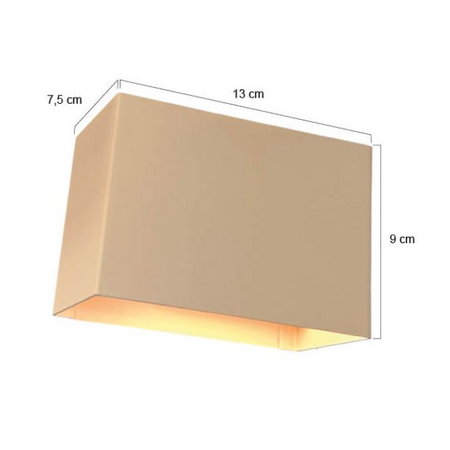Steinhauer Moderne wandlamp Muro 1-lichts crème