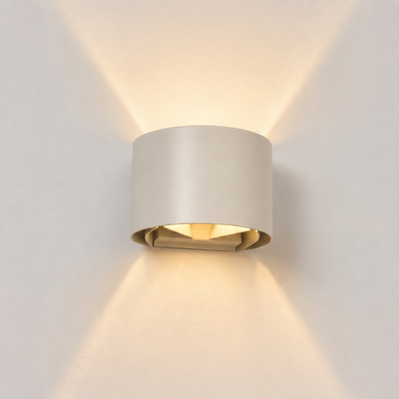 Steinhauer Moderne wandlamp Muro 1-lichts rond crème