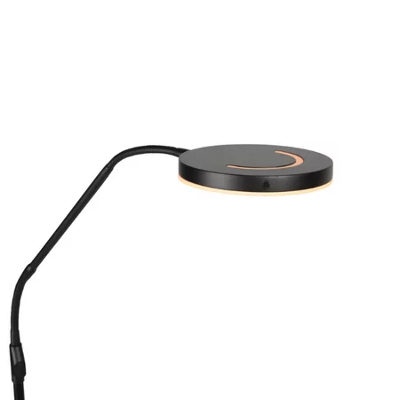 Steinhauer Moderne leeslamp Soleil 2 met afstandsbediening zwart
