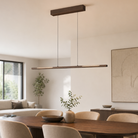 Steinhauer Moderne Hanglamp Bande LED 114 cm cacao