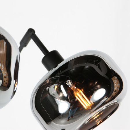 Steinhauer Moderne vloerlamp Tenebris 5-lichts smoke glas