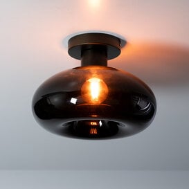 Plafondlamp Sorro 1-lichts Sienna brown