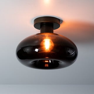 Plafondlamp Sorro 1-lichts Sienna brown