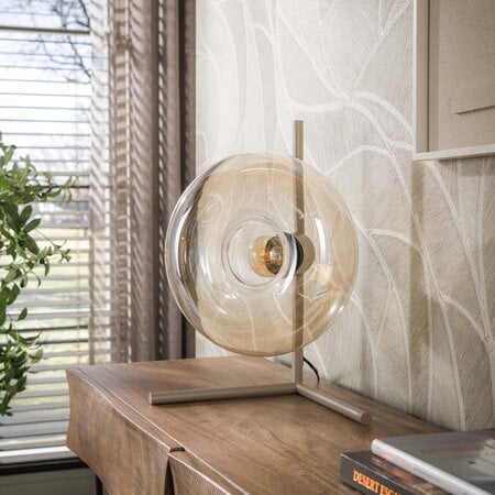 BelaLuz Moderne tafellamp Sorro 1-lichts Beige
