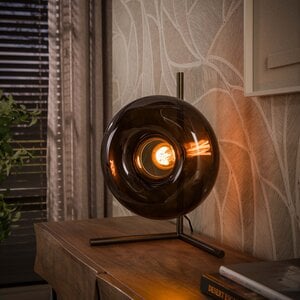BelaLuz Modern industriële tafellamp Sorro 1-lichts Sienna brown