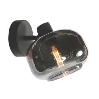 Opbouwspot Tenebris 1-lichts smoke glas