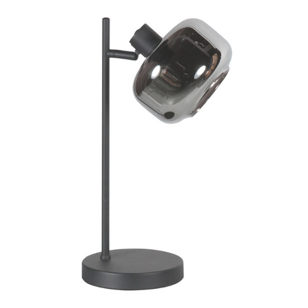 Steinhauer Moderne tafellamp Tenebris 1-lichts smoke glas