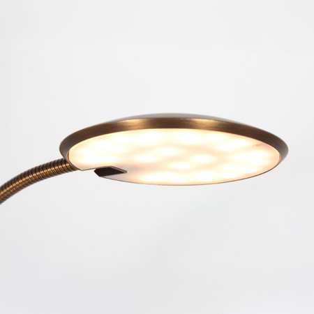 Steinhauer Moderne klassieke oplaadbare leeslamp Zenith 2 zwart met flexibele arm