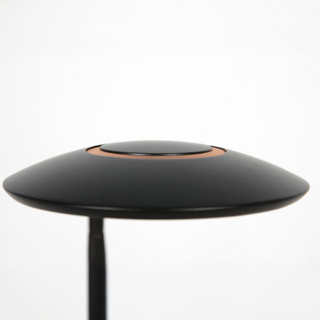 Steinhauer Moderne tafellamp Zenith 2 zwart met afstandsbediening