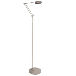Vloerlamp Zenith 2 staal zwenkarm met afstandsbediening