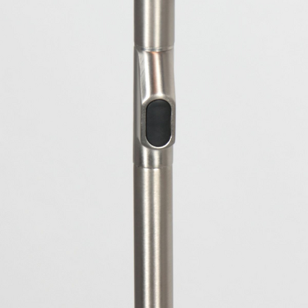 Steinhauer Moderne vloerlamp Zenith 2 staal zwenkarm met afstandsbediening