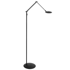 Vloerlamp Zenith 2 zwart zwenkarm met afstandsbediening