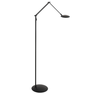 Vloerlamp Zenith 2 zwart zwenkarm met afstandsbediening