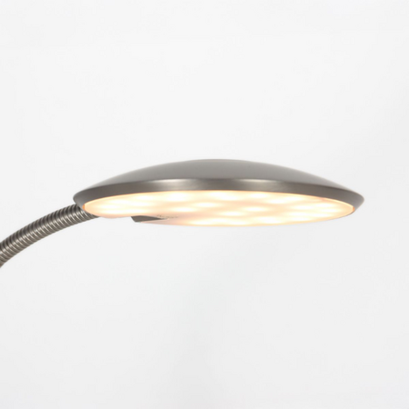 Steinhauer Moderne vloerlamp Zenith 2 staal met afstandsbediening