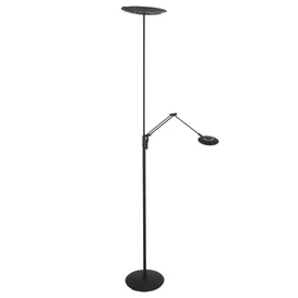 Vloerlamp Zenith 2 zwart met dubbele reflector
