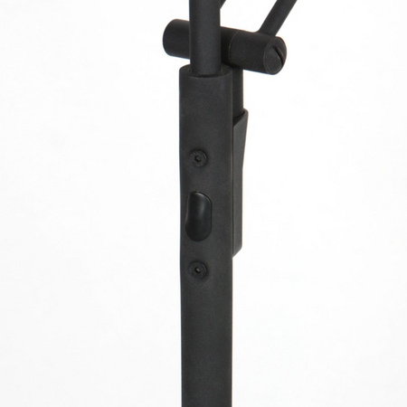 Steinhauer Moderne design uplighter met leeslamp Zenith 2 zwart met dubbele reflector