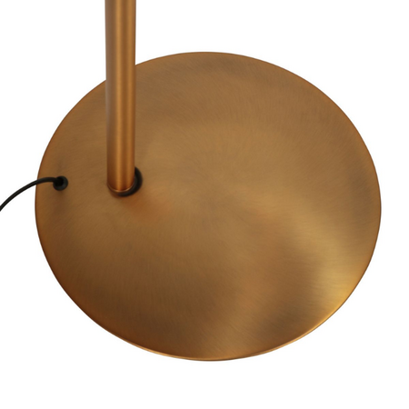 Steinhauer Moderne vloerlamp Daphne 2 brons uplight met leesarm