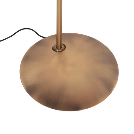 Steinhauer Moderne vloerlamp Zenith 2 brons met afstandsbediening