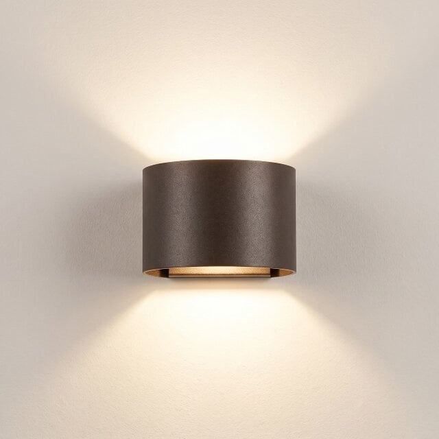 Wandlamp Muro 1-lichts rond Cacao