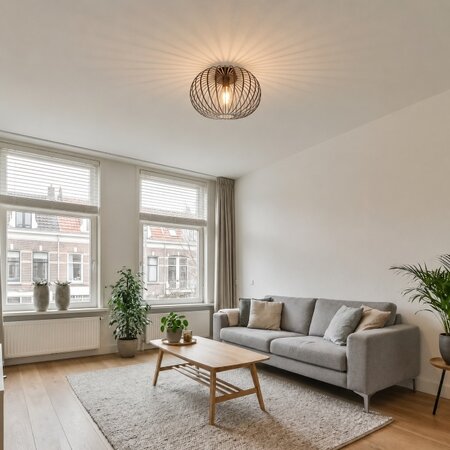 Freelight Industriële plafondlamp Aglio 1-lichts brons Ø40 cm