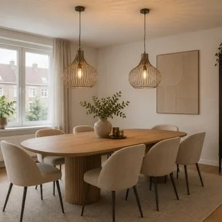 Hanglamp Aglio 1-lichts brons Ø48 cm