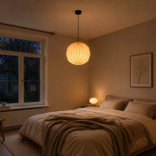 Hanglamp Luki 1-lichts off white Ø40 cm