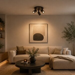 Highlight Moderne opbouwspot Halo 3-lichts choco