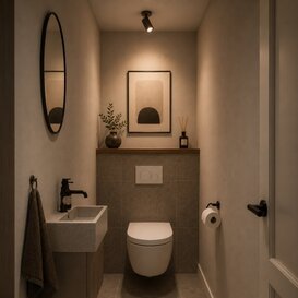 Opbouwspot Halo 1-lichts choco