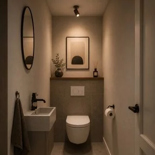 Opbouwspot Halo 1-lichts choco