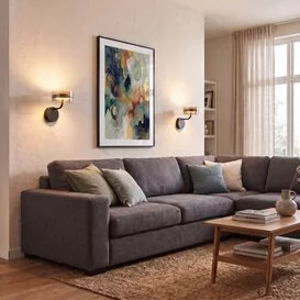 Wandlamp Mini Enzo 1-lichts brons