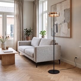 Vloerlamp Enzo 1-lichts brons
