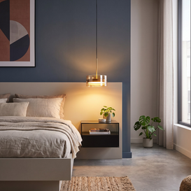 Hanglamp Enzo 1-lichts brons