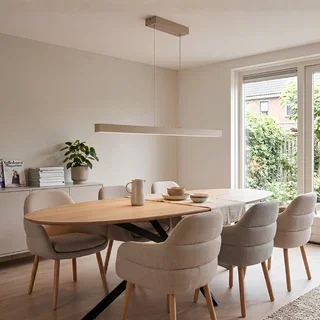 Hanglamp Traiano crème 120 cm