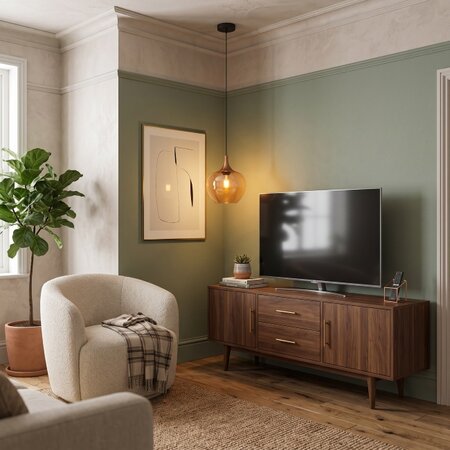 Freelight Hotel chique hanglamp Fresu 1-lichts Brons
