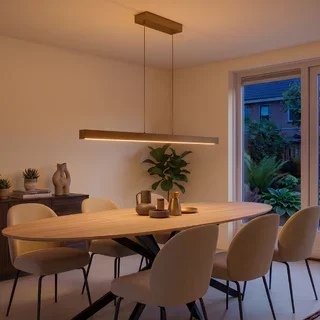 Hanglamp Traiano brons 120 cm