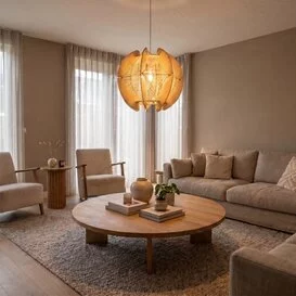 Hanglamp Jessica 1-lichts small oak
