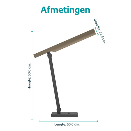 Stars of Light Moderne tafellamp Bostelo brons